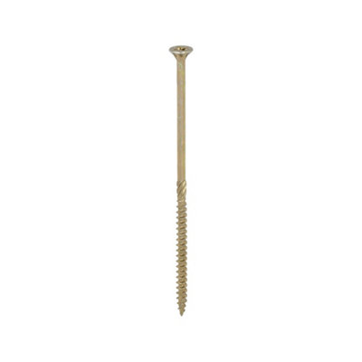 Timco C2 Strong-Fix Multi-Purpose Premium Countersunk Gold Woodscrews6.0 X 150 (100Pcs) from B&Q