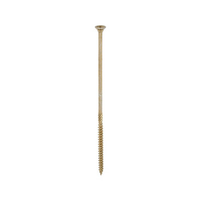 Timco C2 Strong-Fix Multi-Purpose Premium Countersunk Gold Woodscrews6.0 X 180 (100Pcs) from B&Q