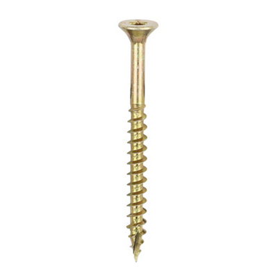 Timco C2 Strong-Fix Multi-Purpose Premium Countersunk Gold Woodscrews5.0 X 60 (400Pcs) from B&Q