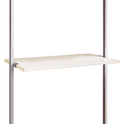 Spacepro Aura White Shelf (L)90Cm X (D)50Cm from B&Q
