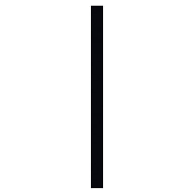Spacepro Contemporary Matt Black Wardrobe Liner Panel (L)2800mm (W)90mm from B&Q