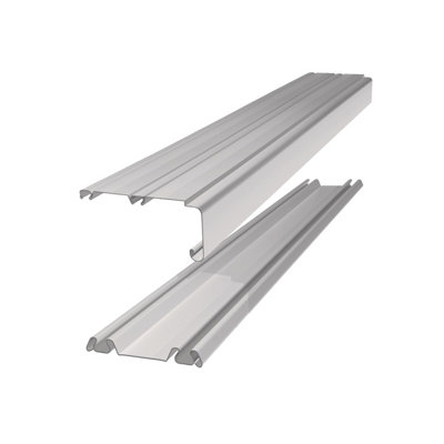 Spacepro Cashmere Sliding Wardrobe Door Track Set (L)2692mm from B&Q
