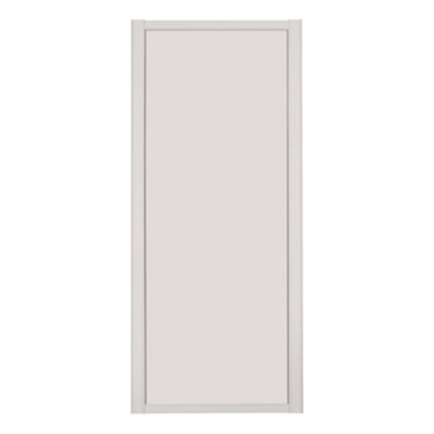 Spacepro Shaker 1 Panel Cashmere Sliding Wardrobe Door (H)2220mm (W)610mm from B&Q
