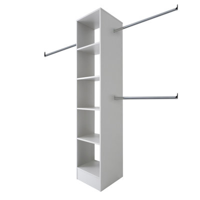 Spacepro Modular White Tower Unit (H)2100mm (W)450mm (D)500mm from B&Q