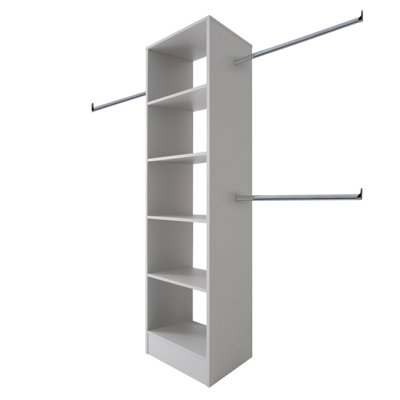 Spacepro Modular Cashmere Tower Unit (H)2100mm (W)600mm (D)500mm from B&Q