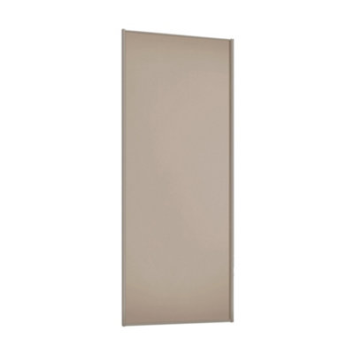 Spacepro Classic 1 Panel Matt Pebble Sliding Wardrobe Door (H)2220mm (W)914mm from B&Q