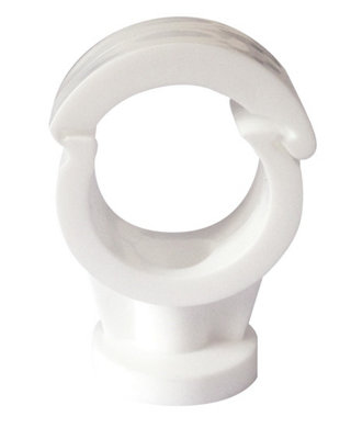 Talon 28mm Quick Lock Single Hinged Snap Over Pipe Clip 50 Per Box from B&Q