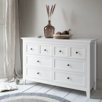 Nöa & Nani Noa Nani Chest Of Drawers 8 Drawer In Classic White Karlstad from B&Q