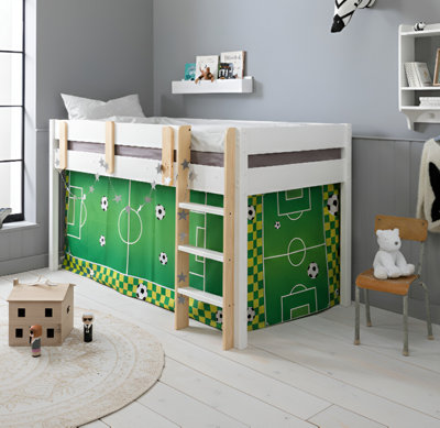 Nöa & Nani Una Cabin Bed Midsleeper Kids Football Tent Loft from B&Q