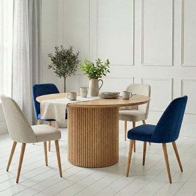 Nöa & Nani Noa & Nani Round Dining Table In Natural Pine Lulea
