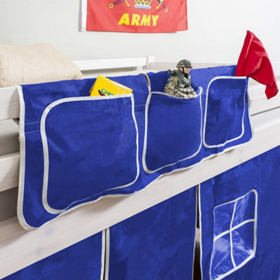 Nöa & Nani Noa & Nani Kids Bed Tidy Pocket Organiser3 Pocket Velcro Storage For Cabin Bed & Bunk BedBlue Design from B&Q