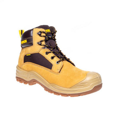Apache Arizona Waterproof Safety Work Boots Tan Honey (Sizes 3-13) from B&Q