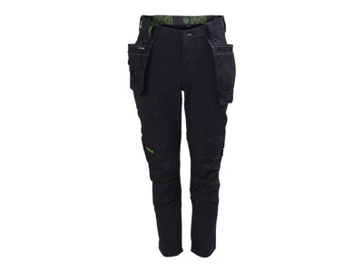 Apache Calgary 42W/31L Calgary Black Stretch Holster Trousers Waist 42In Leg 31In Apacalg3142 from B&Q