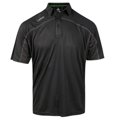 Apache Langley Grey & Black Men's Polo Shirt Xxx Large from B&Q