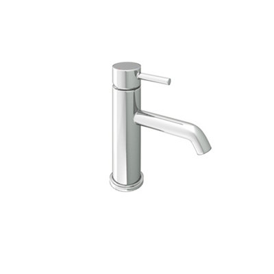 Aquadry Oria Small Tall Chrome Effect Sink Mono Mixer Tap from B&Q