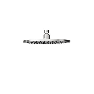 B&Q -  Oria Chrome Effect Single-Spray Pattern Fixed Shower Head250mm