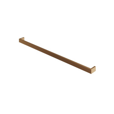 Aquadry Oria Bronze Effect Stainless Steel Wall-Mounted Towel Rail (W)79Cm from B&Q