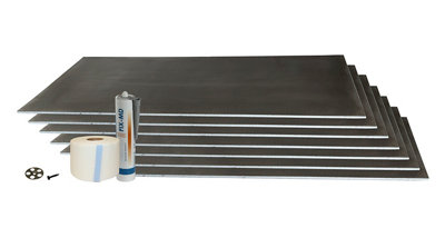 Aquadry Backer Board(L)1200mm (W)600mm (T)10mm Pack Of 6 from B&Q