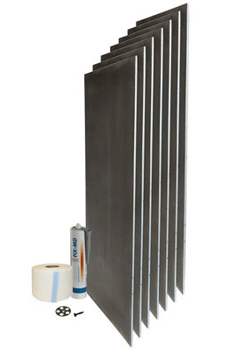 Aquadry Backer Board(L)1200mm (W)600mm (T)12mm Pack Of 6 from B&Q