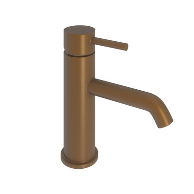 Aquadry Oria Standard Bronze Effect Round Sink Tap from B&Q