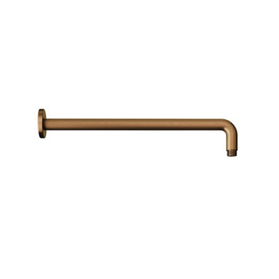 Aquadry Oria Bronze Effect Wall-Mounted Shower Arm from B&Q