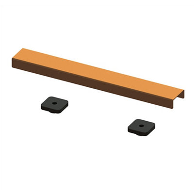 Aquadry Linear 300 Bronze Wet Room Drain Cover from B&Q
