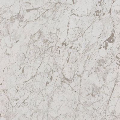 Aquadry Polyvinyl Chloride (Pvc) Decorative Panel (H)2400mm (W)1000mmWhite Granite Effect from B&Q