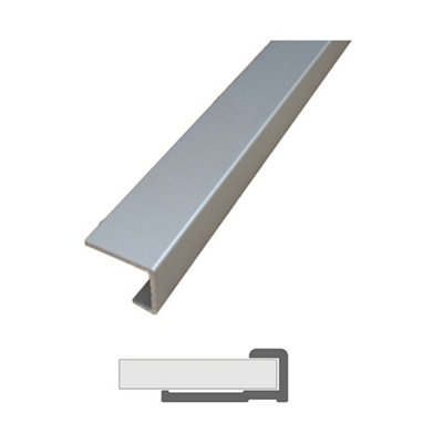Aquadry Panel Profile (L)2400mm Satin from B&Q