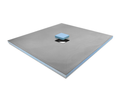 Prowarm Centre Drain Wet Room Shower Tray 900 X 900 X 30mm from B&Q