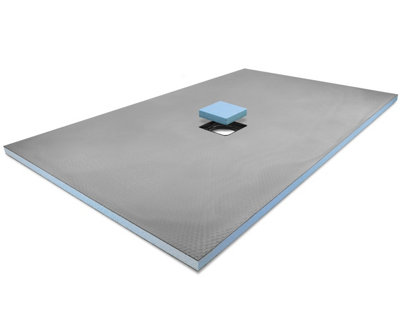 Prowarm Centre Drain Wet Room Shower Tray 1500 X 800 X 30mm from B&Q