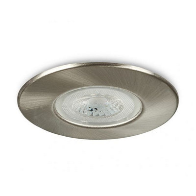 Collingwood Dlt388Bs5540 H2 Lite Fire Rated  Led Downlight Dimmable Brushed Steel from B&Q