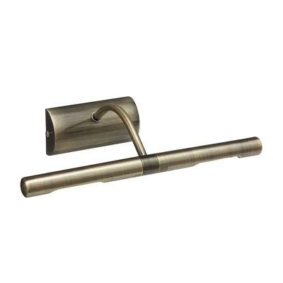 Edit Print 100 Picture Light 293 mm Antique Brass from B&Q