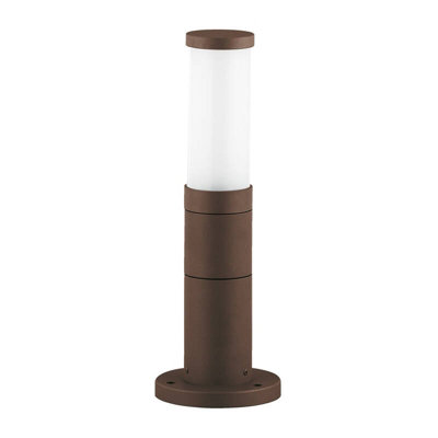 Edit Edge 350 Outdoor Bollard Light Brown from B&Q
