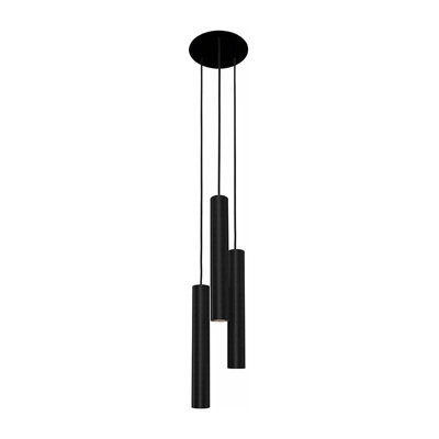 Edit Eye 3 Light Cascade Ceiling Pendant Black from B&Q