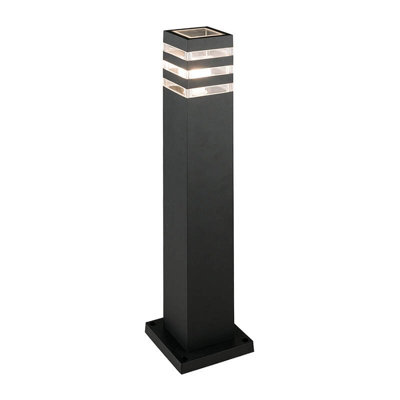 Edit Rio 650 Outdoor Bollard Light Black from B&Q