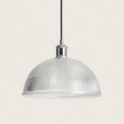 Edit Tavern Glass Ceiling Pendant Light Transparent from B&Q