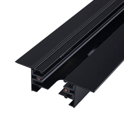 Edit Recessed 1 Circuit Track 1 Metre Black from B&Q