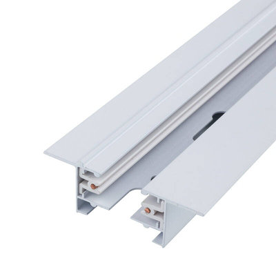 Edit Recessed 1 Circuit Track 1 Metre White from B&Q