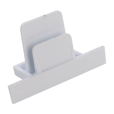 Edit Recessed 1 Circuit Track End Cap White from B&Q