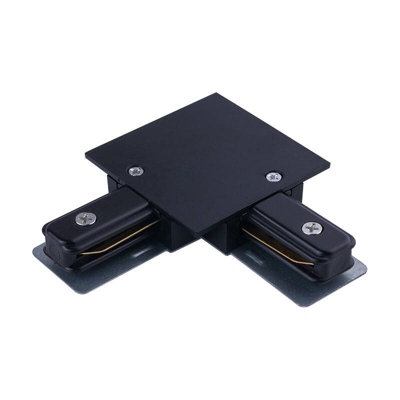 Edit Recessed 1 Circuit Track Corner Black from B&Q