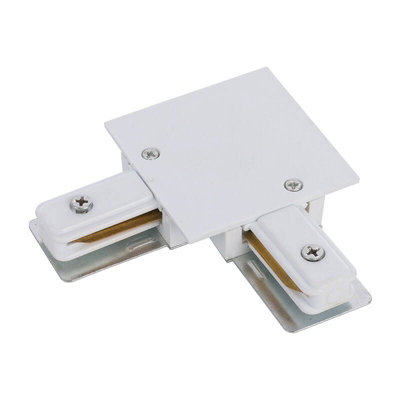Edit Recessed 1 Circuit Track Corner White from B&Q