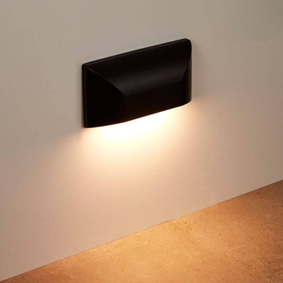 Edit Palermo Led Outdoor Wall Light Dark Grey from B&Q