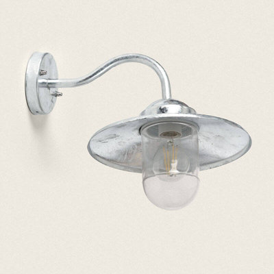 Edit Coastal Perth Outdoor Wall Light Galvanised Steel from B&Q