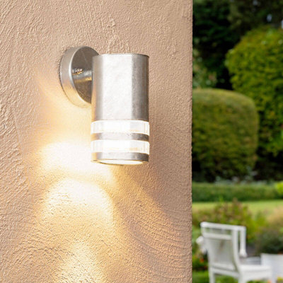 Edit Coastal Bonnie Outdoor Wall Light Galvanised Steel from B&Q