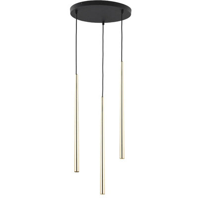 Edit Stream 3 Light Cascade Ceiling Pendant Light Black from B&Q