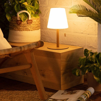 Edit Epinay Usb Rechargeable Led Outdoor Table Lamp Camel from B&Q