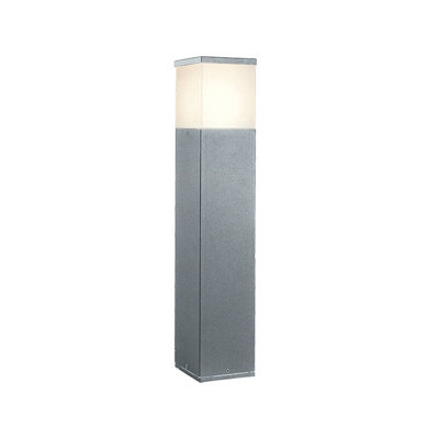 Edit Corfu 750 Outdoor Bollard Light Grey from B&Q