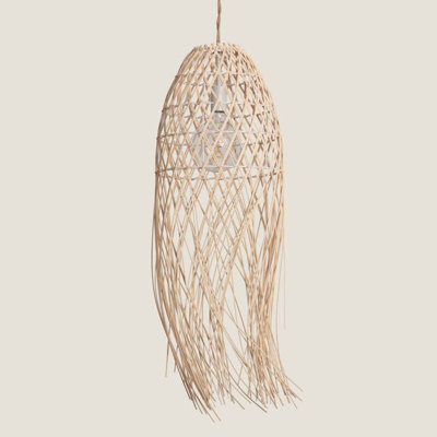 Edit Majani Rattan Ceiling Pendant Light Cream from B&Q