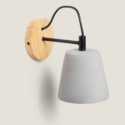 Edit Luster Concrete Wall Light Stone Grey from B&Q