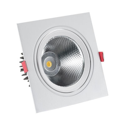 Lyco Square 15W Cob Led Adjustable Downlight New Madison Cutout 95mm  3000K Warm White
